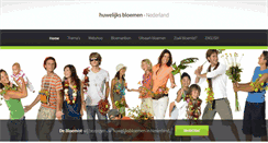 Desktop Screenshot of huwelijks-bloemen.nl